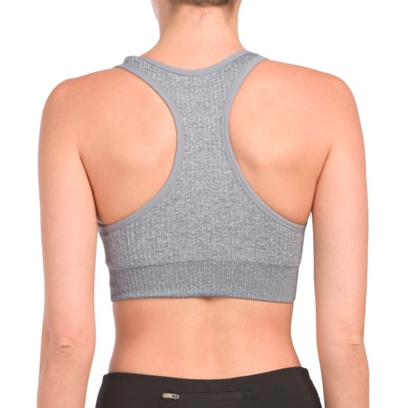 Grey BCBGeneration ribbed sports / leisure bra - Picture 2 of 8